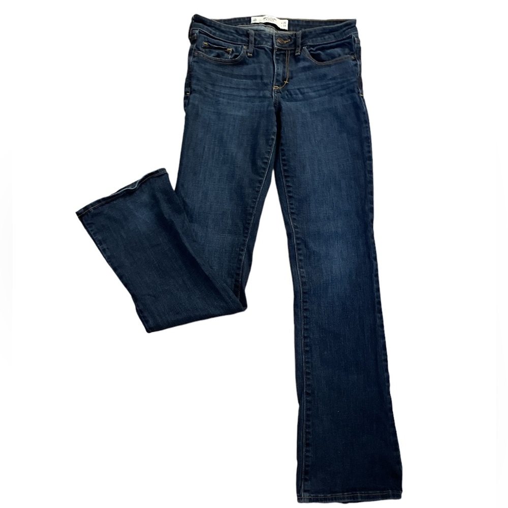 Abercrombie Sz:26W/33L A&F 2R Boot Cut Dark Wash Blue Jeans